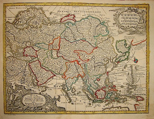 Seutter Matthaeus (1678-1757) Asia cum omnibus Imperiis Provinciis Statibus et Insulis correcta et adornata...  s.d. (ma 1744) Augsburg, presso C.Lotter 